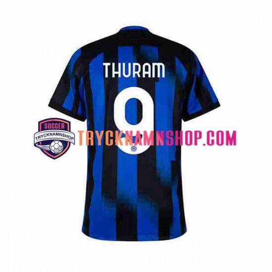 Inter Milan Marcus Thuram 9 2023-2024 Tröja 1:a Matchställ Män Kortärmad