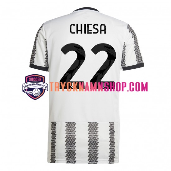 Juventus Chiesa 22 2022-2023 Tröja 1:a Matchställ Män Kortärmad