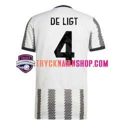 Juventus De Ligt 4 2022-2023 Tröja 1:a Matchställ Män Kortärmad