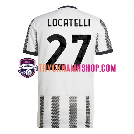 Juventus Locatelli 27 2022-2023 Tröja 1:a Matchställ Män Kortärmad