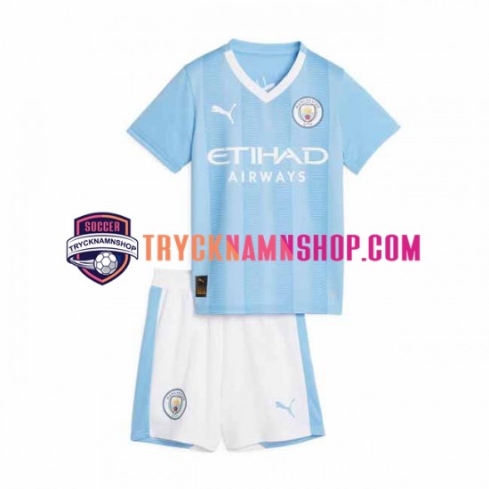 Manchester City 2023-2024 Tröja 1:a Matchställ Barn Kortärmad