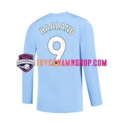 Manchester City Haaland 9 2023-2024 Tröja 1:a Matchställ Män Långärmad