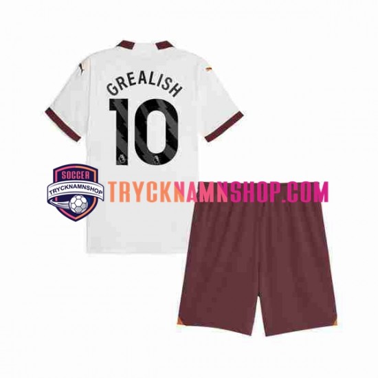 Manchester City Jack Grealish 10 2023-2024 Tröja 2:a Matchställ Barn Kortärmad