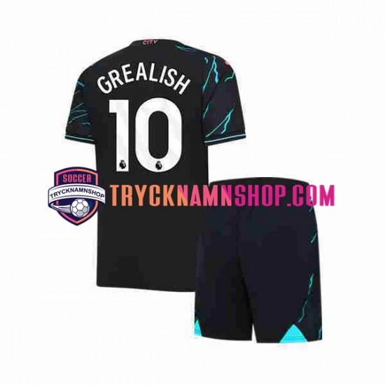 Manchester City Jack Grealish 10 2023-2024 Tröja 3:e Matchställ Barn Kortärmad