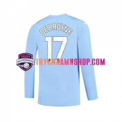 Manchester City Kevin De Bruyne 17 2023-2024 Tröja 1:a Matchställ Män Långärmad