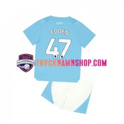 Manchester City Phil Foden 47 2023-2024 Tröja 1:a Matchställ Barn Kortärmad