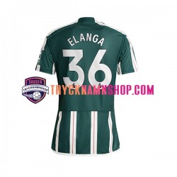 Manchester United Anthony Elanga 36 2023-2024 Tröja 2:a Matchställ Män Kortärmad