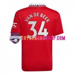 Manchester United Donny van de Beek 34 2022-2023 Tröja 1:a Matchställ Män Kortärmad