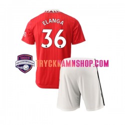 Manchester United Elanga 36 2022-2023 Tröja 1:a Matchställ Barn Kortärmad