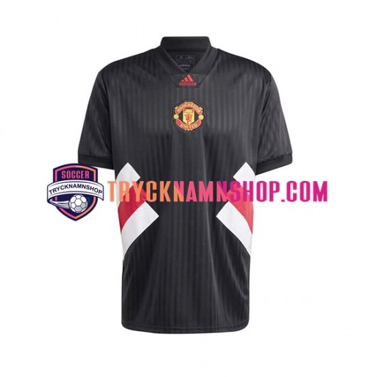 Manchester United Icon 2022-2023 Tröja Retro 1:a Matchställ Män Kortärmad