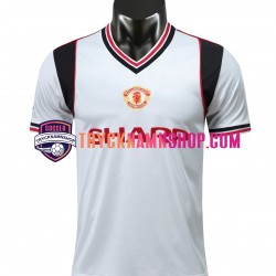 Manchester United 1985 Tröja Retro 2:a Matchställ Män Kortärmad