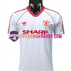 Manchester United 1988 Tröja Retro 2:a Matchställ Män Kortärmad
