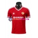 Manchester United 1986 Tröja Retro 1:a Matchställ Män Kortärmad