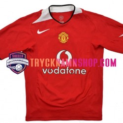 Manchester United 2004-2006 Tröja Retro 1:a Matchställ Män Kortärmad