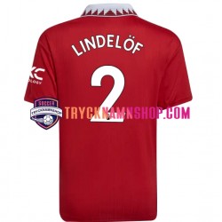 Manchester United Victor Lindelof 2 2022-2023 Tröja 1:a Matchställ Män Kortärmad