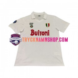 SSC Napoli 1987 1988 Tröja Retro 2:a Matchställ Män Kortärmad