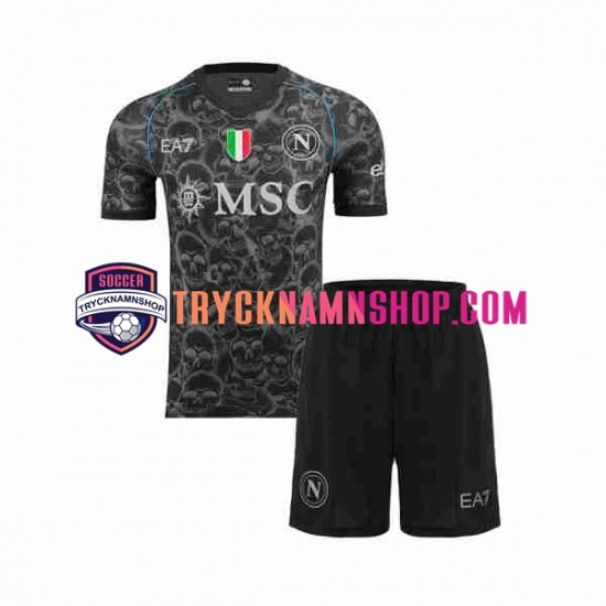 SSC Napoli Halloween 2023-2024 Tröja 1:a Matchställ Barn Kortärmad