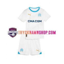 Olympique de Marseille 2023-2024 Tröja 1:a Matchställ Barn Kortärmad