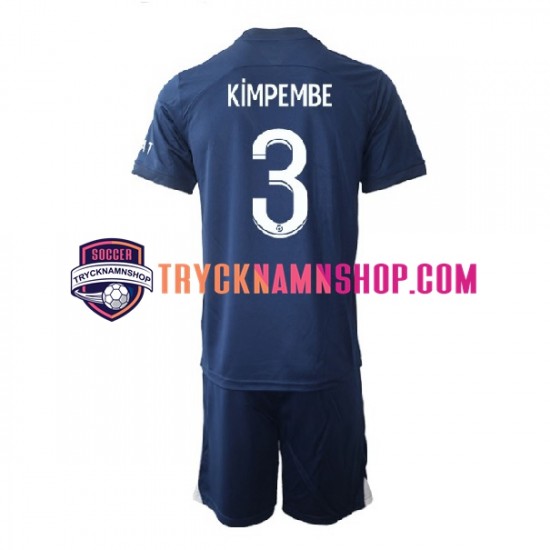 Paris Saint-Germain Kimpembe 3 2022-2023 Tröja 1:a Matchställ Barn Kortärmad