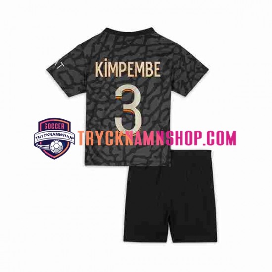 Paris Saint-Germain Kimpembe 3 2023-2024 Tröja 3:e Matchställ Barn Kortärmad