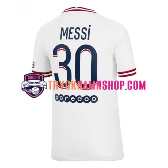 Paris Saint-Germain Lionel Messi 30 2021-2022 Tröja 4:e Matchställ Män Kortärmad