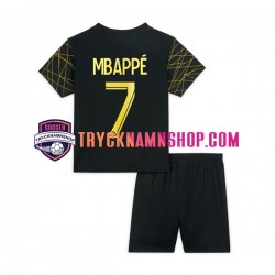 Paris Saint-Germain Mbappe 7 2022-2023 Tröja 4:e Matchställ Barn Kortärmad
