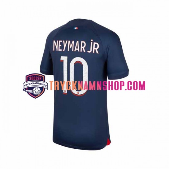 Paris Saint-Germain Neymar Jr 10 2023-2024 Tröja 1:a Matchställ Män Kortärmad