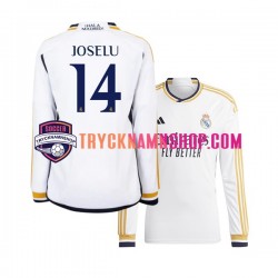 Real Madrid JOSELU 14 2023-2024 Tröja 1:a Matchställ Män Långärmad