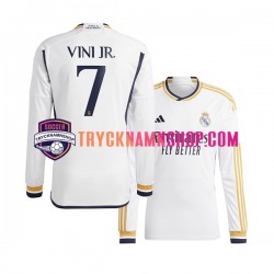 Real Madrid Vinicius Junior 7 2023-2024 Tröja 1:a Matchställ Män Långärmad