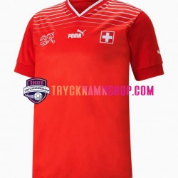 Schweiz VM 2022 Tröja 1:a Matchställ Män Kortärmad