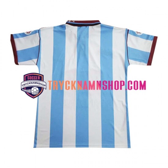 West Ham United 1991-1992 Tröja Retro 2:a Matchställ Män Kortärmad