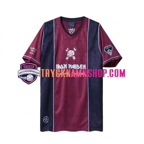 West Ham United Iron Maiden 2011 Tröja Retro 2:a Matchställ Män Kortärmad