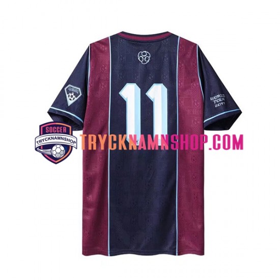 West Ham United Iron Maiden 2011 Tröja Retro 1:a Matchställ Män Kortärmad