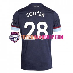 West Ham United Tomas Soucek 28 2021-2022 Tröja 3:e Matchställ Män Kortärmad