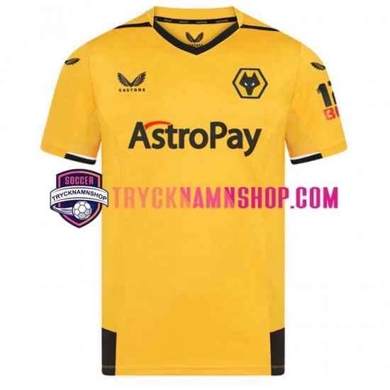 Wolverhampton Wanderers 2022-2023 Tröja 1:a Matchställ Män Kortärmad