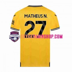 Wolverhampton Wanderers Matheus Nunes 27 2023-2024 Tröja 1:a Matchställ Män Kortärmad