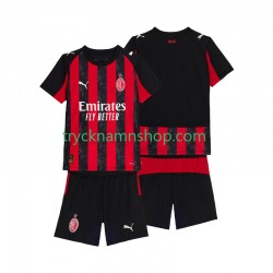 AC Milan 2025-2026 Tröja 1:a Matchställ Barn Kortärmad