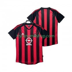 AC Milan 2002 2003 Tröja Retro 1:a Matchställ Män Kortärmad