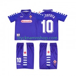Fiorentina RUICOSTA 10 1998 1999 Tröja Retro 1:a Matchställ Barn Kortärmad