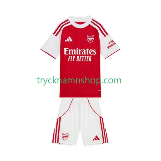Arsenal 2025-2026 Tröja 1:a Matchställ Barn Kortärmad