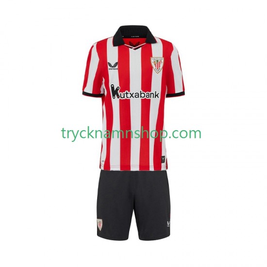 Athletic Bilbao 2025-2026 Tröja 1:a Matchställ Barn Kortärmad