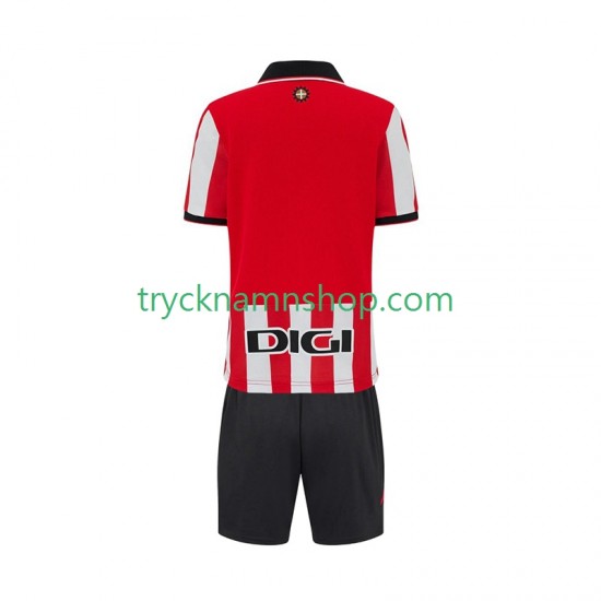 Athletic Bilbao 2025-2026 Tröja 1:a Matchställ Barn Kortärmad