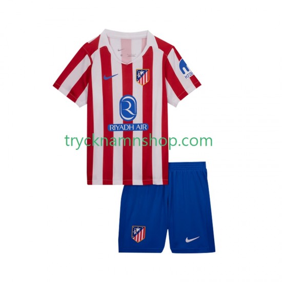 Atlético Madrid 2025-2026 Tröja 1:a Matchställ Barn Kortärmad