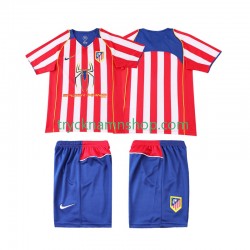 Atlético Madrid 2004 2005 Tröja Retro 1:a Matchställ Barn Kortärmad