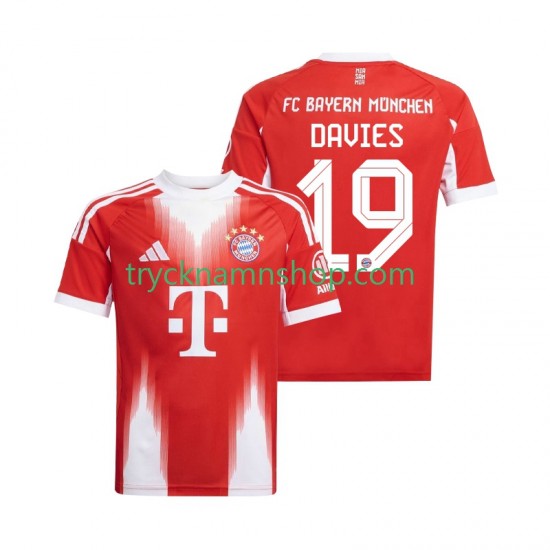 FC Bayern München Alphonso Davies 19 2025-2026 Tröja 1:a Matchställ Män Kortärmad