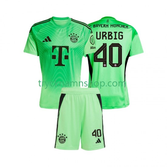 FC Bayern München Målvakt Jonas Urbig 40 2025-2026 Tröja 1:a Matchställ Barn Kortärmad