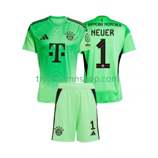 FC Bayern München Målvakt Manuel Neuer 1 2025-2026 Tröja 1:a Matchställ Barn Kortärmad