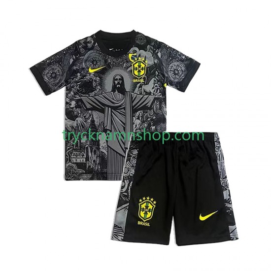 Brasilien Cheist the Redeemer Football Shirts 2024 1:a Matchställ Barn Kortärmad