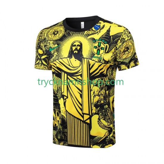 Brasilien Jesus 2024 Tröja 1:a Matchställ Män Kortärmad