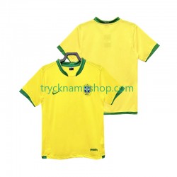 Brasilien 2006 Tröja Retro 1:a Matchställ Män Kortärmad
